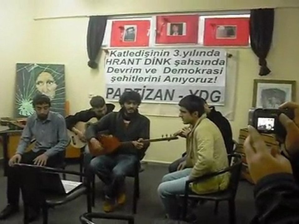 partizan ve ydg hrant dink anması grup isyan ateşi