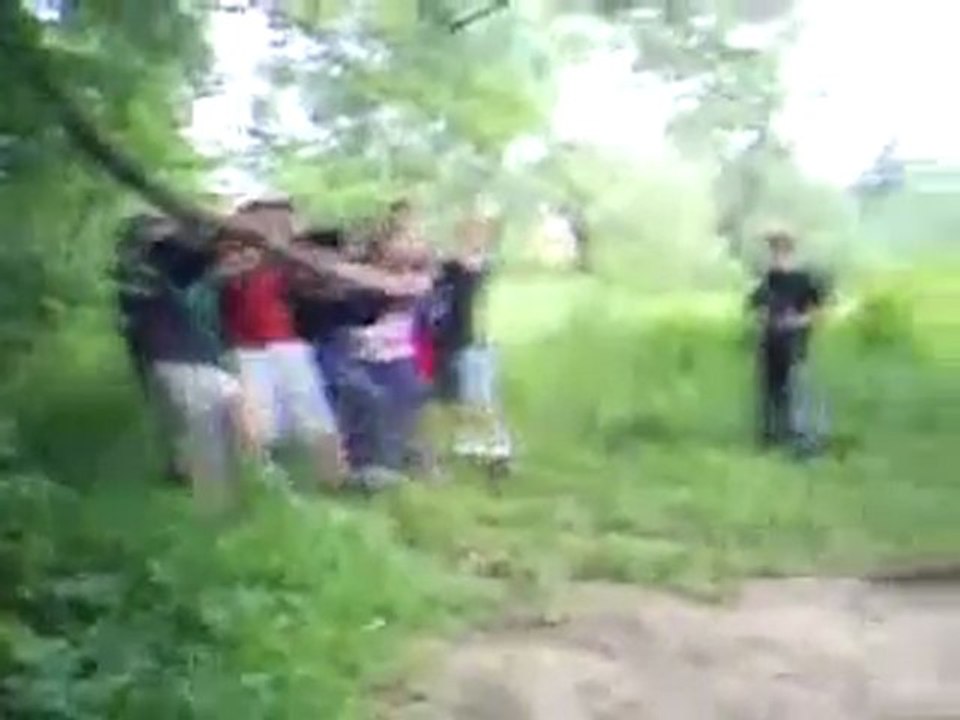 Régis et sa branche catapulte