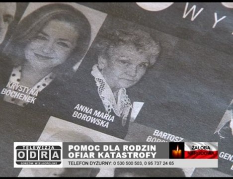 Pomoc dla rodzin ofiar katastrofy