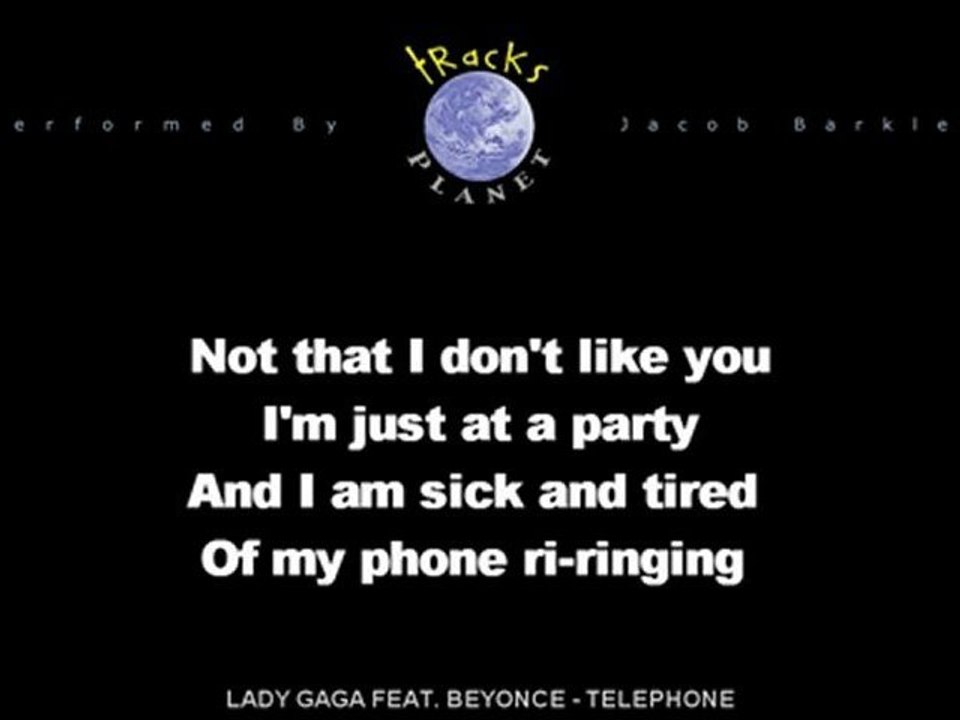 Lady Gaga feat Beyonce - Telephone (Instrumental Karaoke)