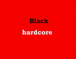 Black hardcore - Silence