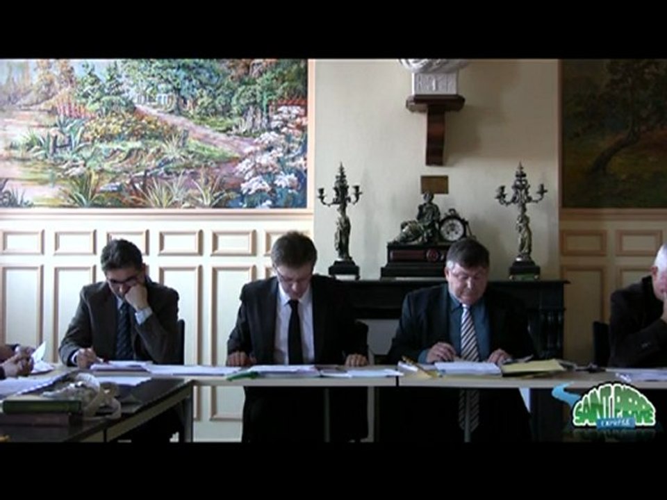 Conseil municipal de Saint-Pierre du Vauvray - avril-2010  budget de la commune -comptes de gestion 2009