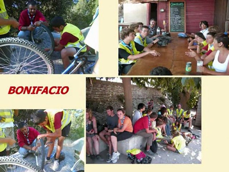 Caravane Camp Itinérant vélo en  Corse