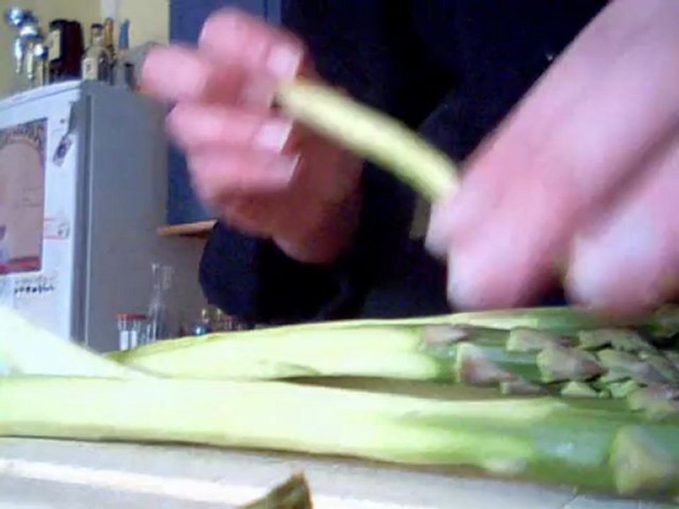 Preparation des asperges