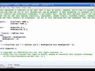 Tutorial 45 | Part 2 | Plot high of period defined by ...