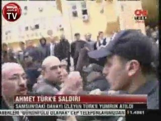Ahmet Türk'e yumruklu saldırı