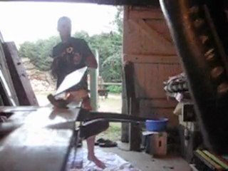 entrainement sac garage