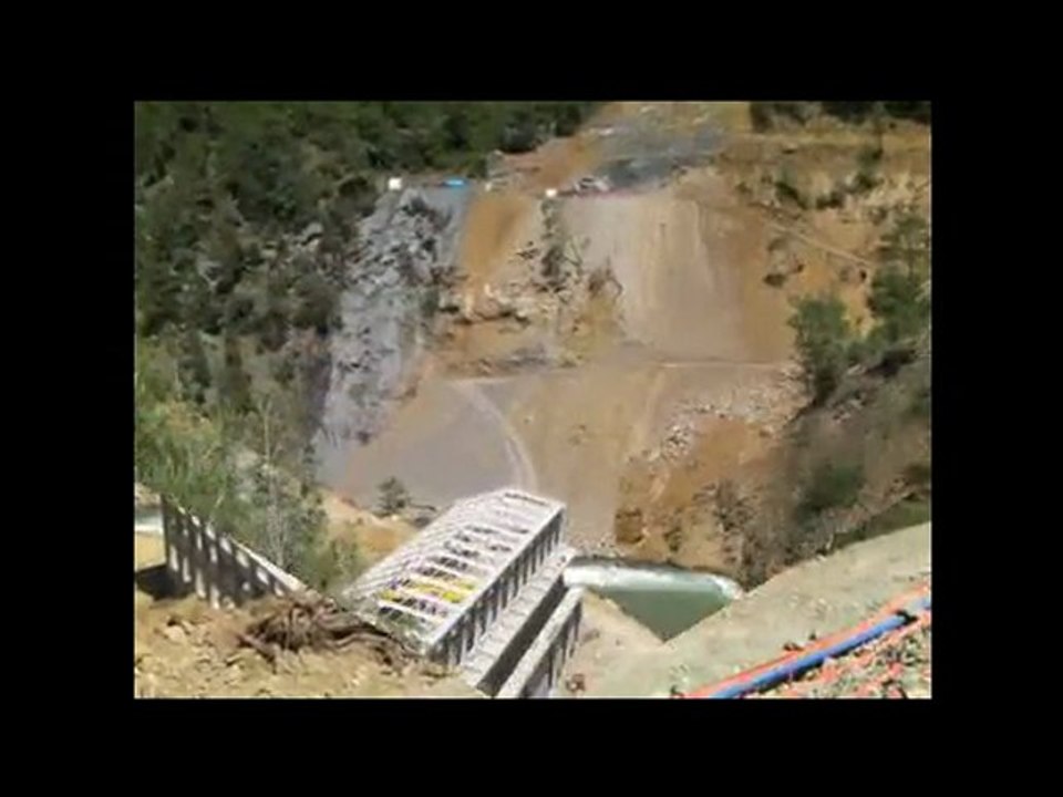 Anamur: Hidroenerji santral inşaatı  Bau des Flusskraftwerke