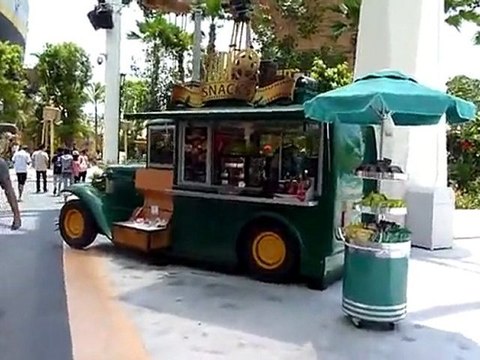 Estudios Universal en Singapur, lo que se ve al entrar