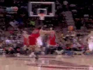 Delonte West steals the ball and takes it in for the slam.