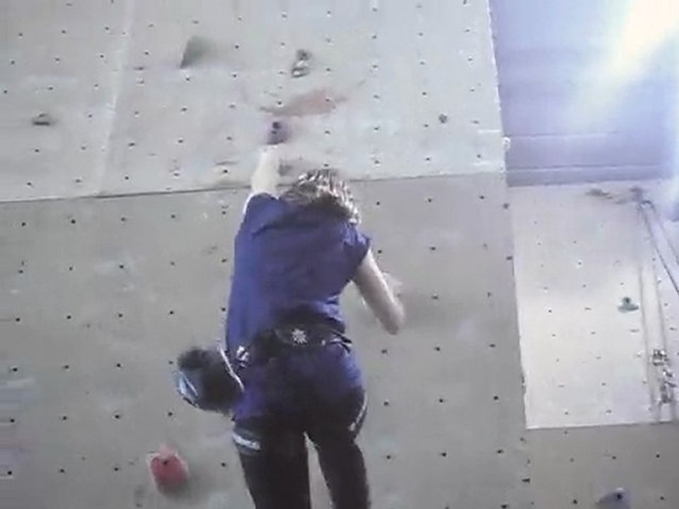 Moi a l'escalade