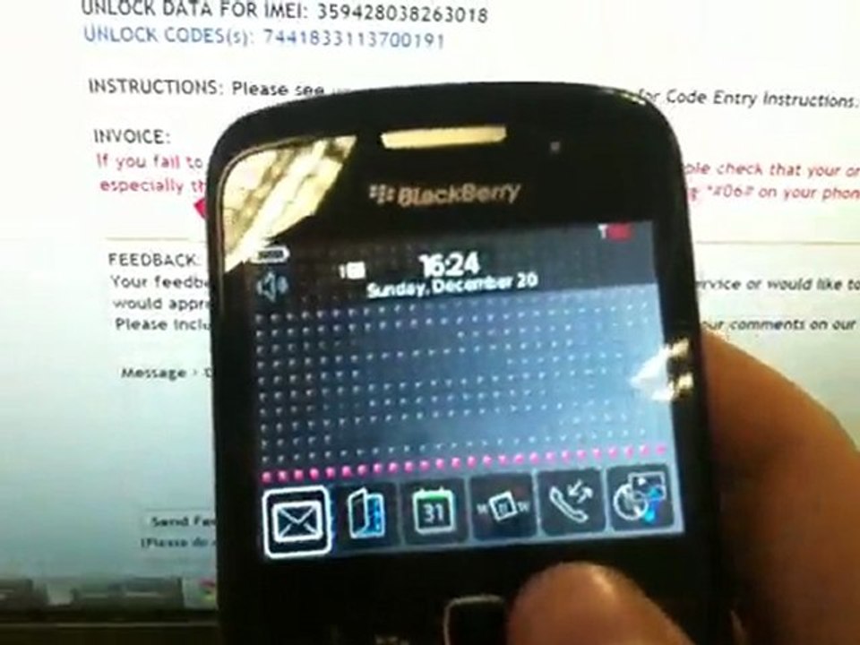 Blackberry Curve Unlocking