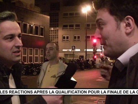 Réactions des supporters du PSG après la qualification