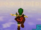 Zelda OOT-Link est dans les airs