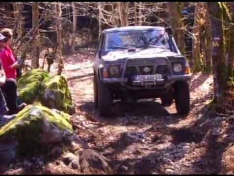Rochers Droit Devant - Rando Goupil4x4 2010 en Beaujolais Le Film