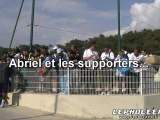 Abriel et les supporters...