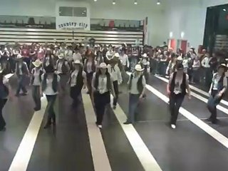 La danse du bal par le groupe de demo