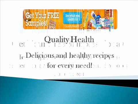 Quality Health Products Free Samples