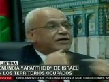 Palestina denunicia apartheid de Israel en territorios ocupa