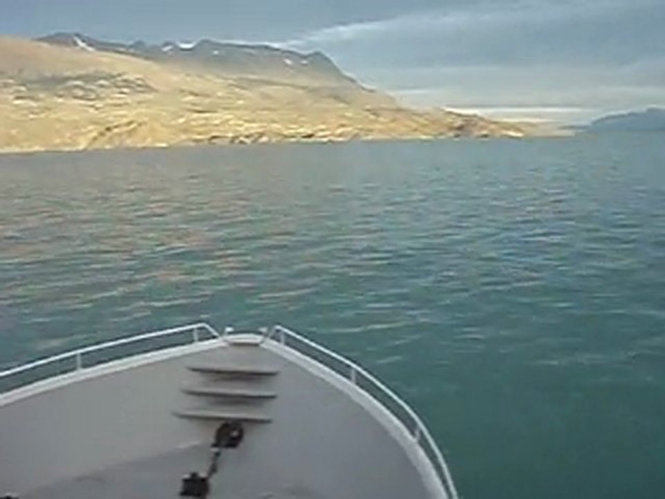 navegando por e Lago O'higgins