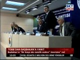 TOBB'dan Başbakan'a Yanıt