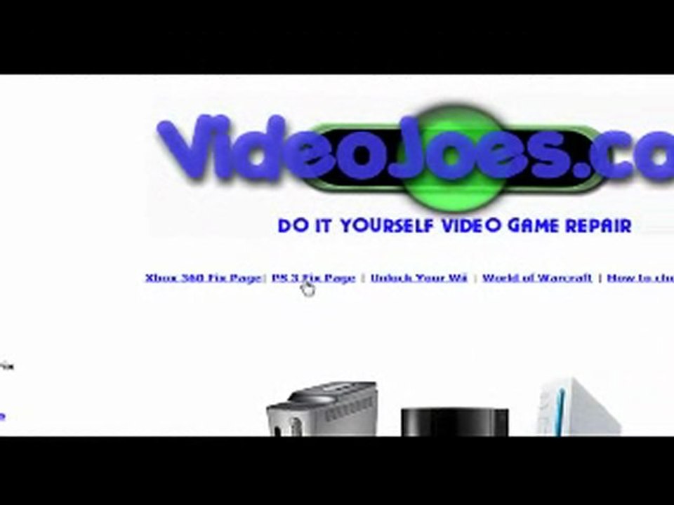 PS3 Yellow Light Of Death Fix video Dailymotion