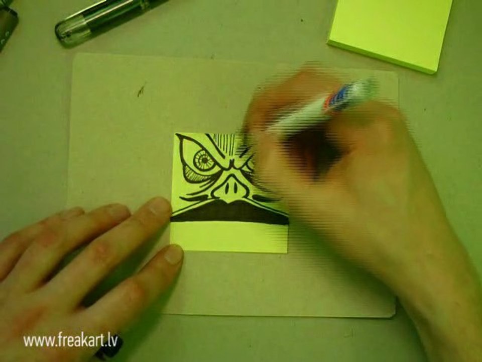 The Post It Monster Nr.6