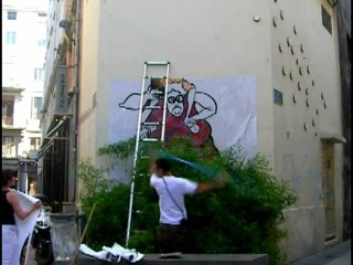 Ella et Pitr. Rue de la Ville. St Etienne.