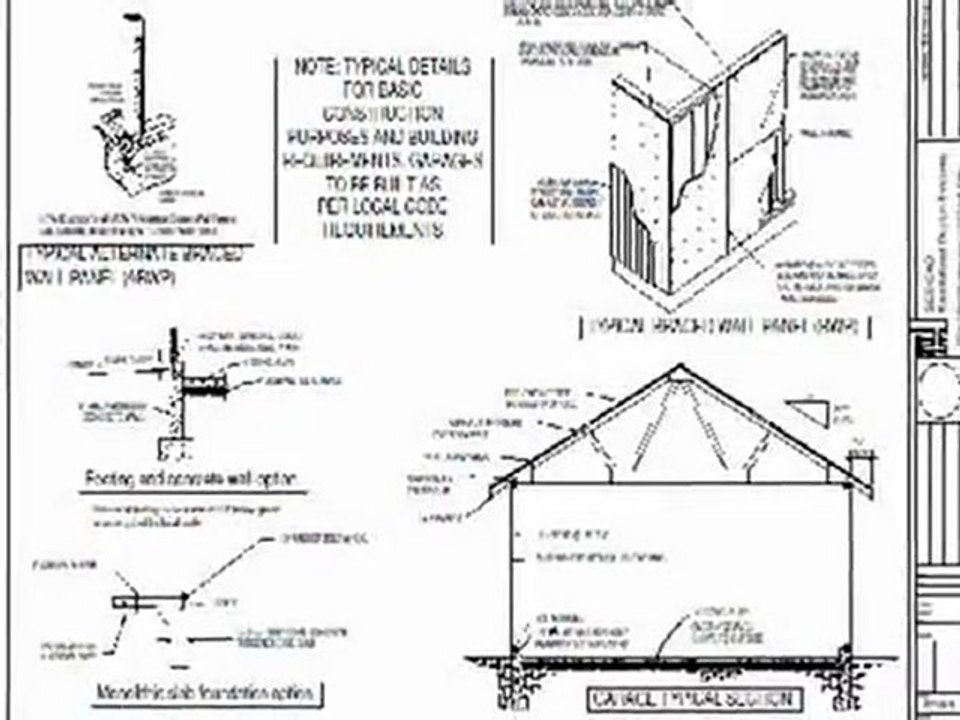 Plan#g339A 52 x 38 Barn Plan