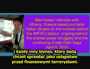 Max Keiser o greckim kryzysie