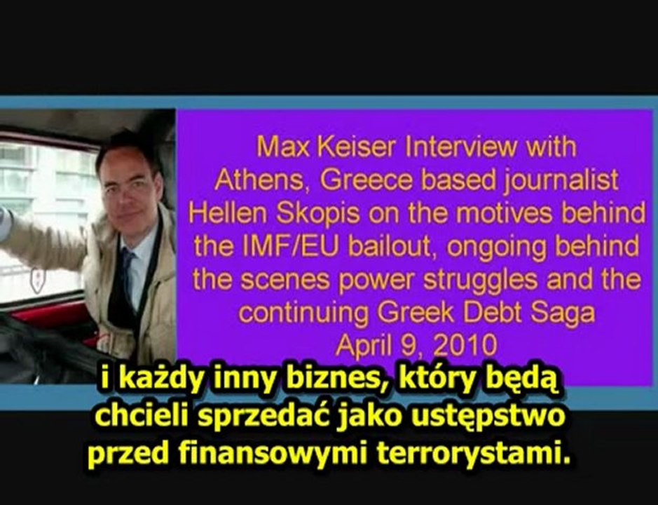 Max Keiser o greckim kryzysie