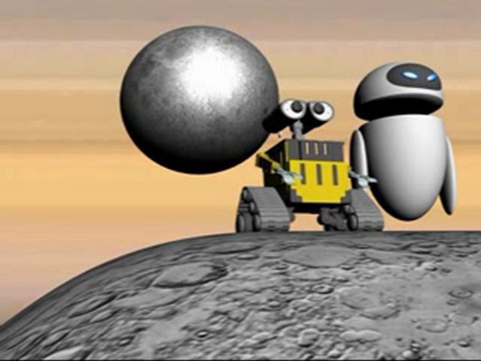 3d max walle y eva