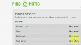 How to Automatically Promote your Blog to the Search Engi