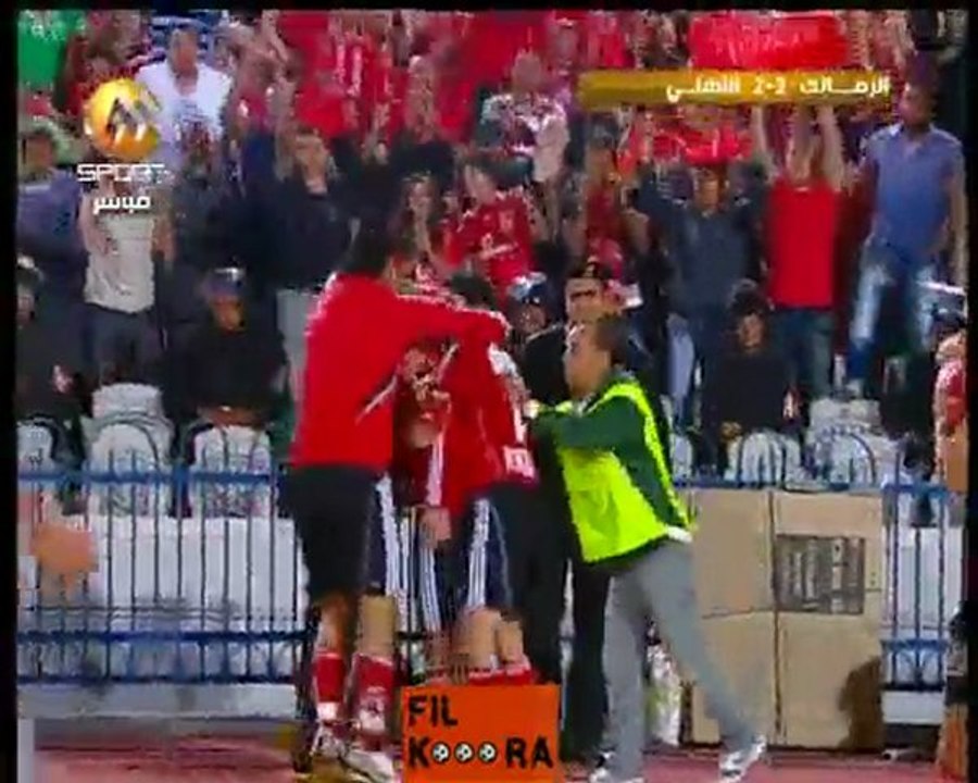 الهدف الثانى التعادل للأهلى فى الزمالك عن طريق متعب