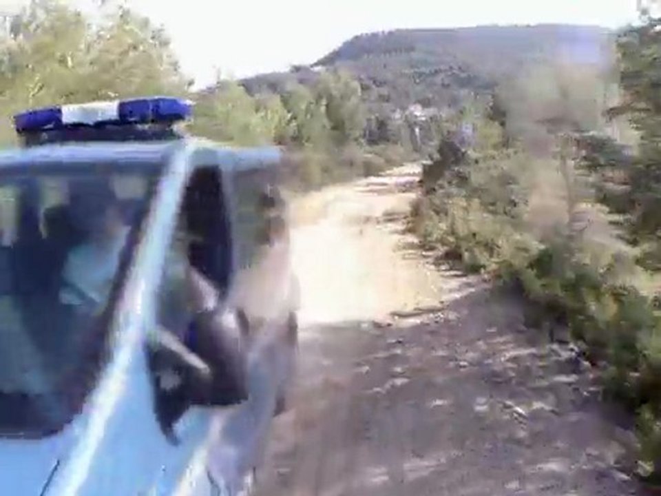 Descente VTT depuis carrière Roc-Haute