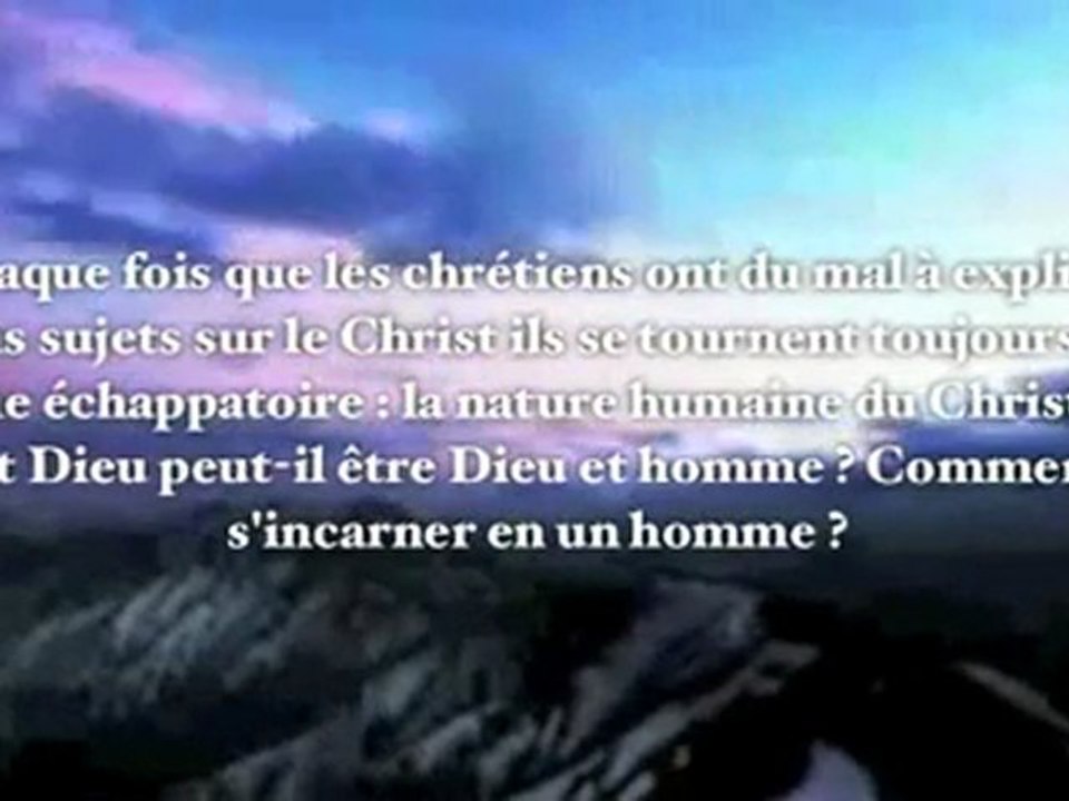 Conversion à l'islam d'un évangéliste ^