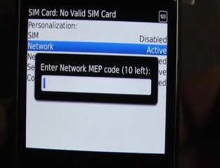 How to unlock Blackberry 9700 Bold 2, instructions
