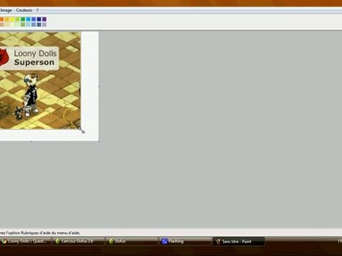 Tutorial paint, comment faire une capture d'écran dofus