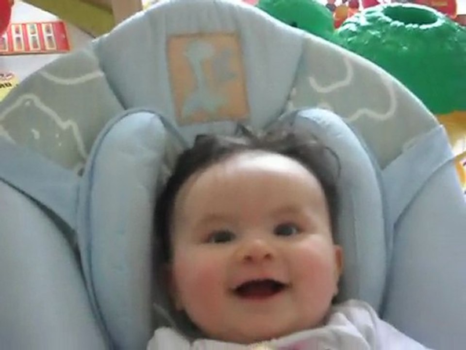 un des premiers fous rires de Rose