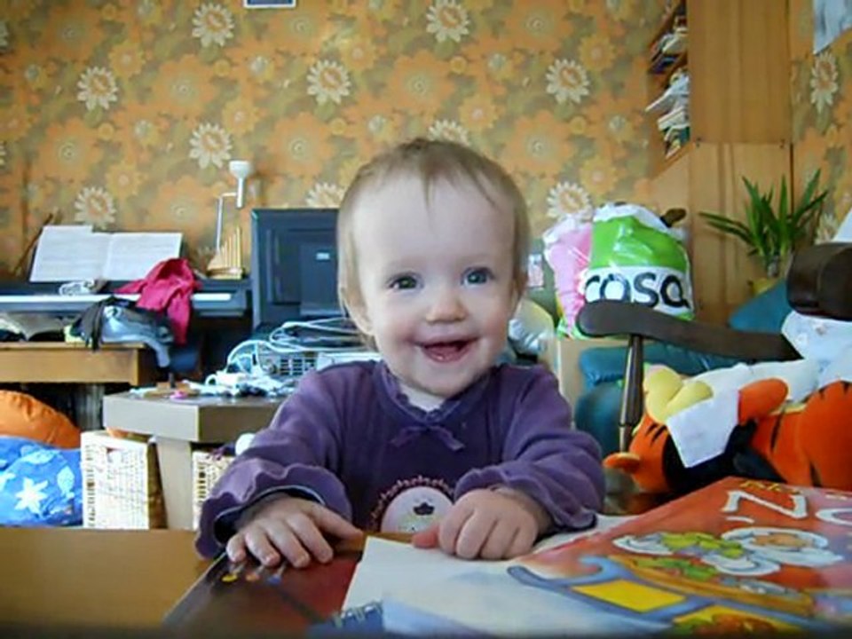 Nina est contente!