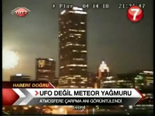 Meteorun atmosfere çarpma anı