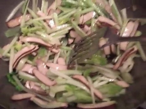 Dried Bean Curd(Dried Tofu) Fried With Celery