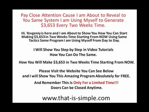 $3,653 In Two Weeks Home Based Business Australia Program.