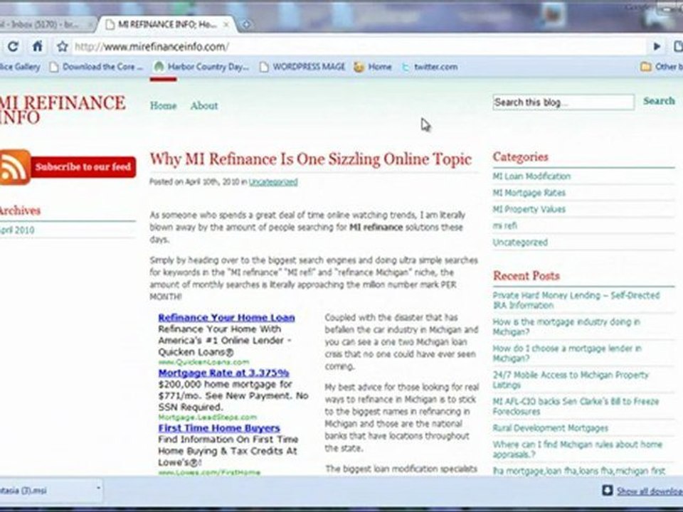 MI Refinance