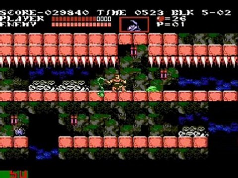 Castlevania III stage 4 le fils de Dracula: Alucard