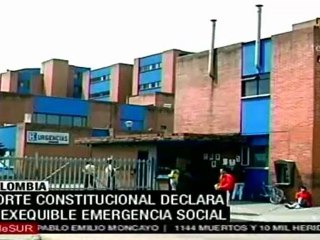 Corte Constitucional desecha emergencia social en Colombia