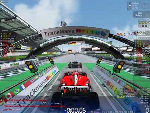 petite partie sur TrackMania United Forever 1\2