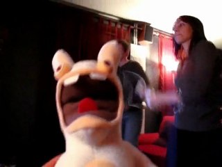 soirée lapin cretin avec Magali et Joackim