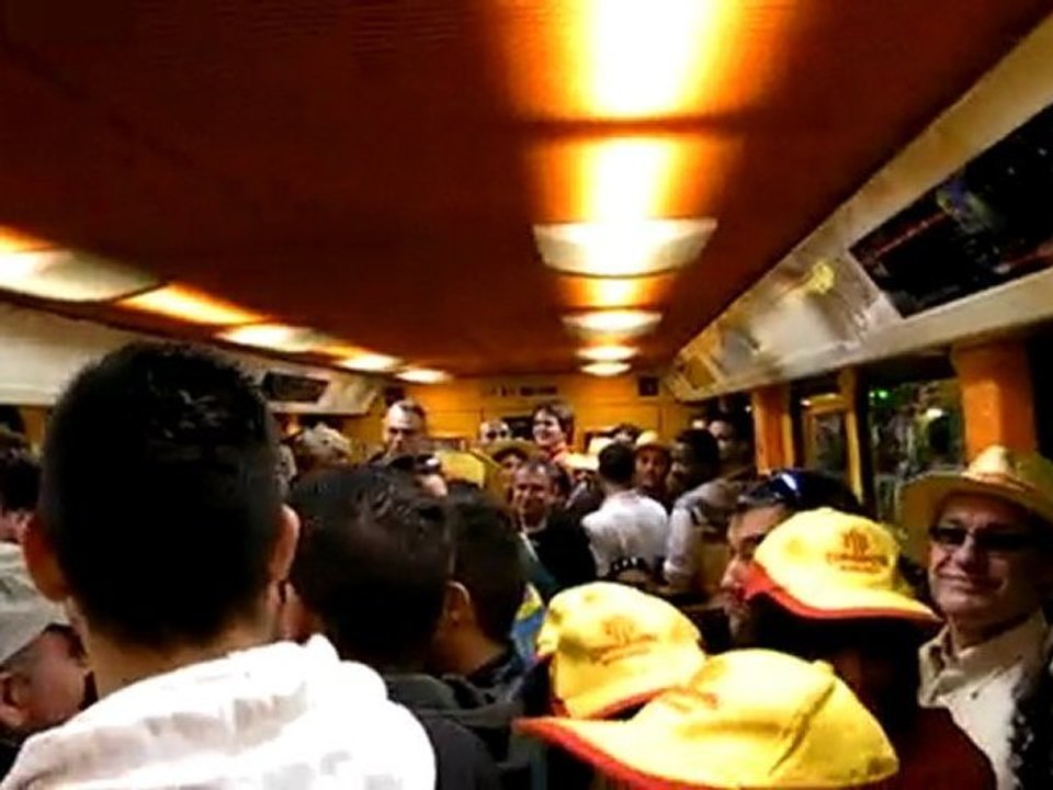 les flammes  USAP vs toulon 2010