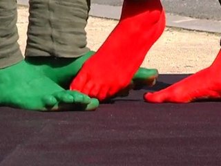 le rouge et le vert avec le lien